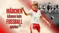 Poster Mädchen können kein Fußball spielen